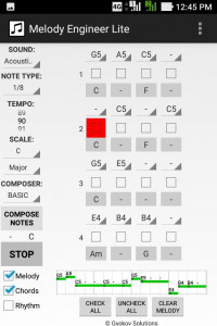 اسکرین شات 1 برنامه Melody Engineer Lite
