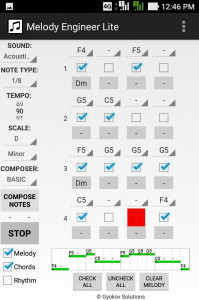 اسکرین شات 2 برنامه Melody Engineer Lite