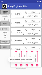 اسکرین شات 3 برنامه Song Engineer Lite