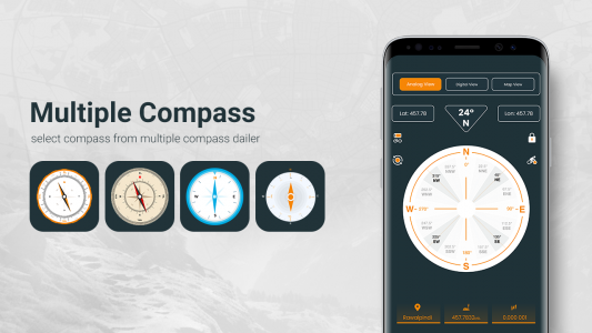اسکرین شات برنامه Smart Compass Pro 1