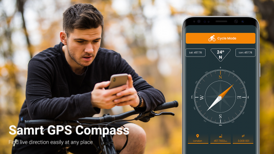 اسکرین شات برنامه Smart Compass Pro 2
