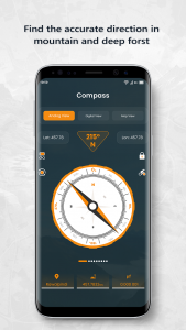 اسکرین شات برنامه Smart Compass Pro 6