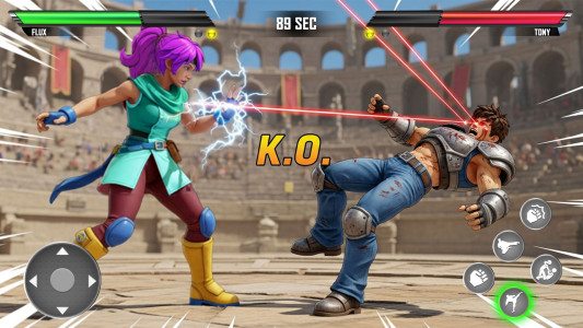 اسکرین شات 3 بازی Kung Fu karate: Fighting Games