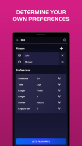 اسکرین شات 6 برنامه Darts Scoreboard