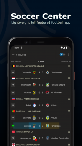 اسکرین شات برنامه Live Soccer Scores Center 1