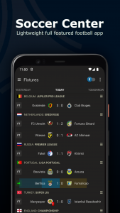اسکرین شات 1 برنامه Live Soccer Scores Center