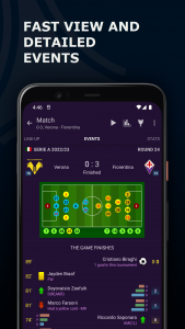 اسکرین شات برنامه Live Soccer Scores Center 2