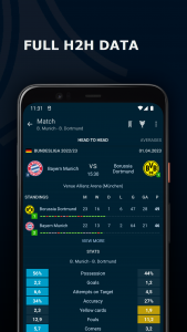 اسکرین شات برنامه Live Soccer Scores Center 3