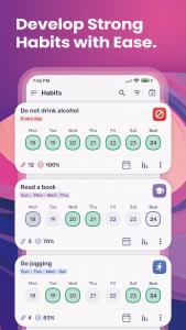 اسکرین شات 2 برنامه HabitNow Daily Routine Planner
