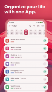 اسکرین شات 1 برنامه HabitNow Daily Routine Planner