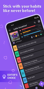 اسکرین شات 1 برنامه Habitica: Gamify Your Tasks