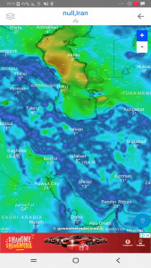 اسکرین شات برنامه هواشناسی پلاس | ماهواره دقیق 6