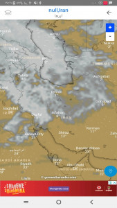اسکرین شات برنامه هواشناسی پلاس | ماهواره دقیق 4