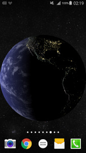 اسکرین شات برنامه 3D Earth Live Wallpaper PRO HD 4