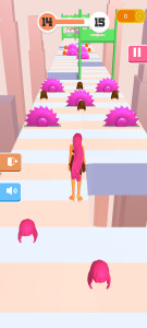 اسکرین شات بازی Hair Race 3D Challenge Run 3