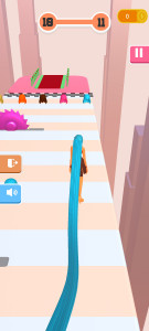 اسکرین شات بازی Hair Race 3D Challenge Run 1