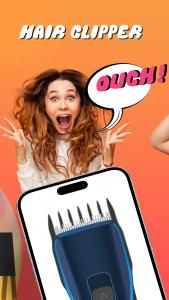 اسکرین شات 2 برنامه Hair Clipper Prank, Fart Sound
