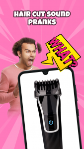 اسکرین شات 2 برنامه Hair Clipper Prank: Fun Sounds