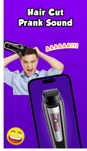 اسکرین شات برنامه Hair Clipper Prank: Fun Sounds 1