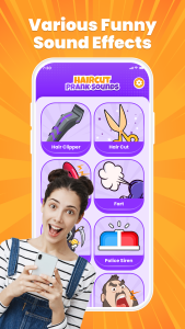 اسکرین شات 1 برنامه Haircut Prank - Hair Clipper