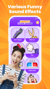 اسکرین شات 1 برنامه Haircut Prank - Hair Clipper