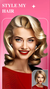 اسکرین شات 1 برنامه Hair Lab: AI hairstyle Face