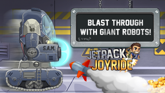 اسکرین شات بازی Jetpack Joyride 1
