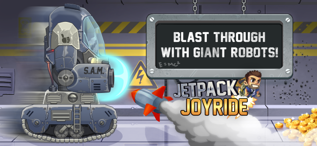 اسکرین شات 1 بازی Jetpack Joyride