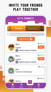 اسکرین شات 3 برنامه Halfbrick+ Games with Friends