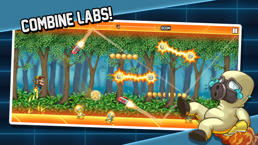 اسکرین شات بازی Jetpack Joyride Test Labs 3