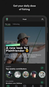 اسکرین شات برنامه FishFriender - Social Fishing Log 1
