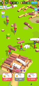 اسکرین شات 3 بازی Idle Lumber Mill