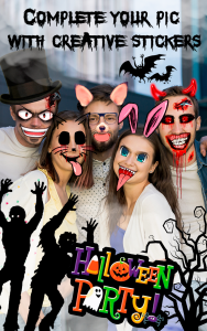 اسکرین شات 2 برنامه Halloween - Scary photo editor