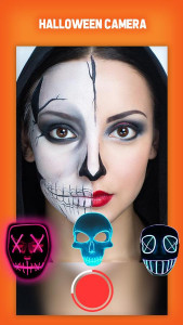 اسکرین شات برنامه Halloween Face mask - Halloween Makeup Camera 7