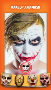 اسکرین شات برنامه Halloween Face mask - Halloween Makeup Camera 3