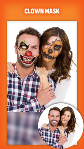 اسکرین شات برنامه Halloween Face mask - Halloween Makeup Camera 6