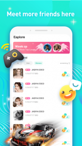 اسکرین شات برنامه LightChat -Voice Chat & Meet & 4