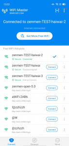 اسکرین شات برنامه WiFi Master: WiFi Auto Connect 1