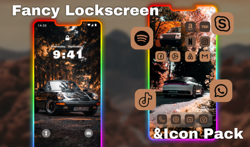 اسکرین شات 3 برنامه Homescreen: Wallpapers, Themes