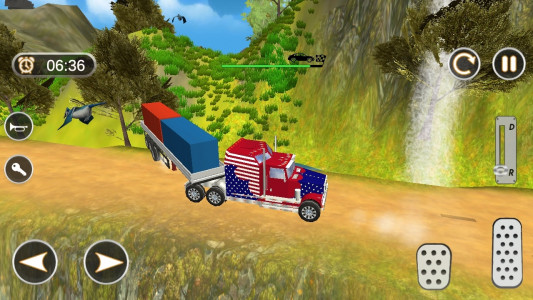 اسکرین شات بازی بازی ماشین راننده تریلی ماک 1