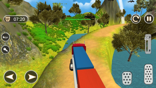 اسکرین شات بازی بازی ماشین راننده تریلی ماک 8