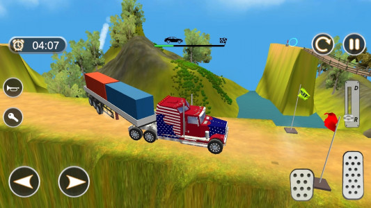 اسکرین شات بازی بازی ماشین راننده تریلی ماک 6
