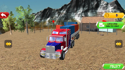 اسکرین شات بازی بازی ماشین راننده تریلی ماک 3