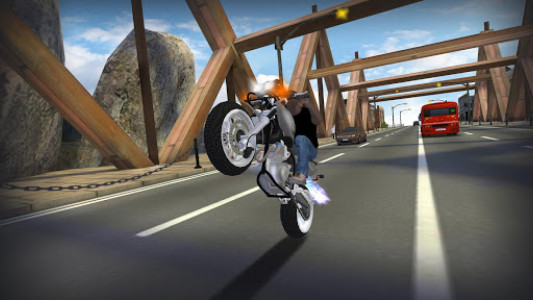 اسکرین شات 3 بازی Moto Racing Club: Highway Ride