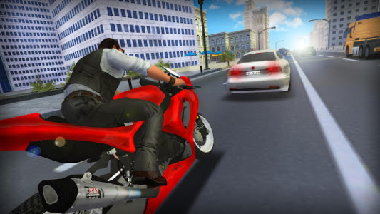 اسکرین شات 1 بازی Moto Racing Club: Highway Ride