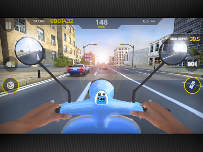اسکرین شات بازی Moto Racing Club - Highway Rider 5