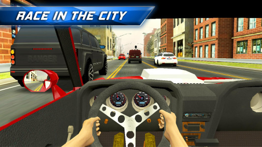 اسکرین شات بازی Racing in City: In Car Driving 1