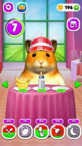 اسکرین شات بازی Hamster: Pet Care Salon 3