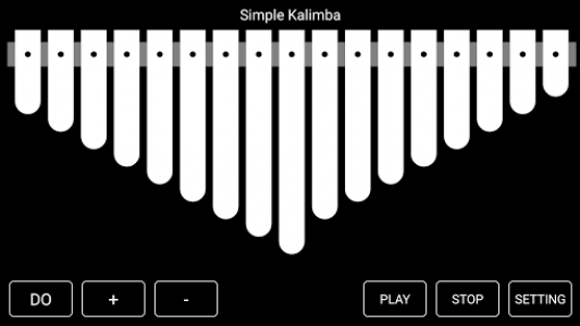 اسکرین شات برنامه Simple Kalimba 1