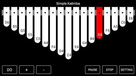 اسکرین شات برنامه Simple Kalimba 2